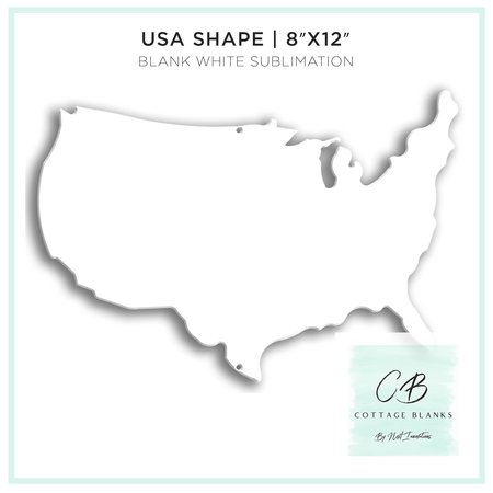 NEXT INNOVATIONS USA Shape Wall Art Sublimation Blank, 12PK 261409034